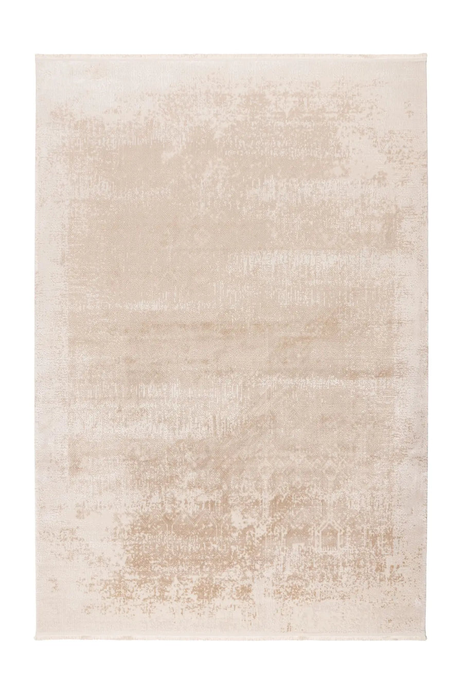 Low-Pile Rug - Lunara Beige Distressed