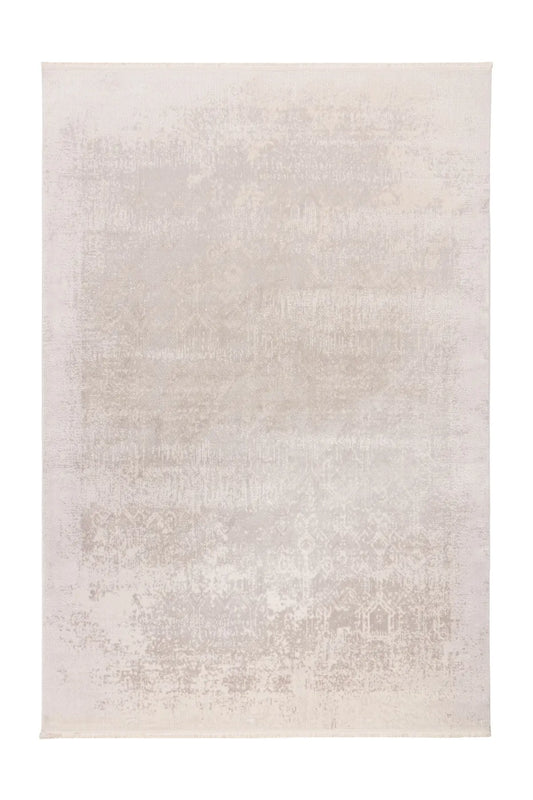 Low-Pile Rug - Lunara Silver Distressed