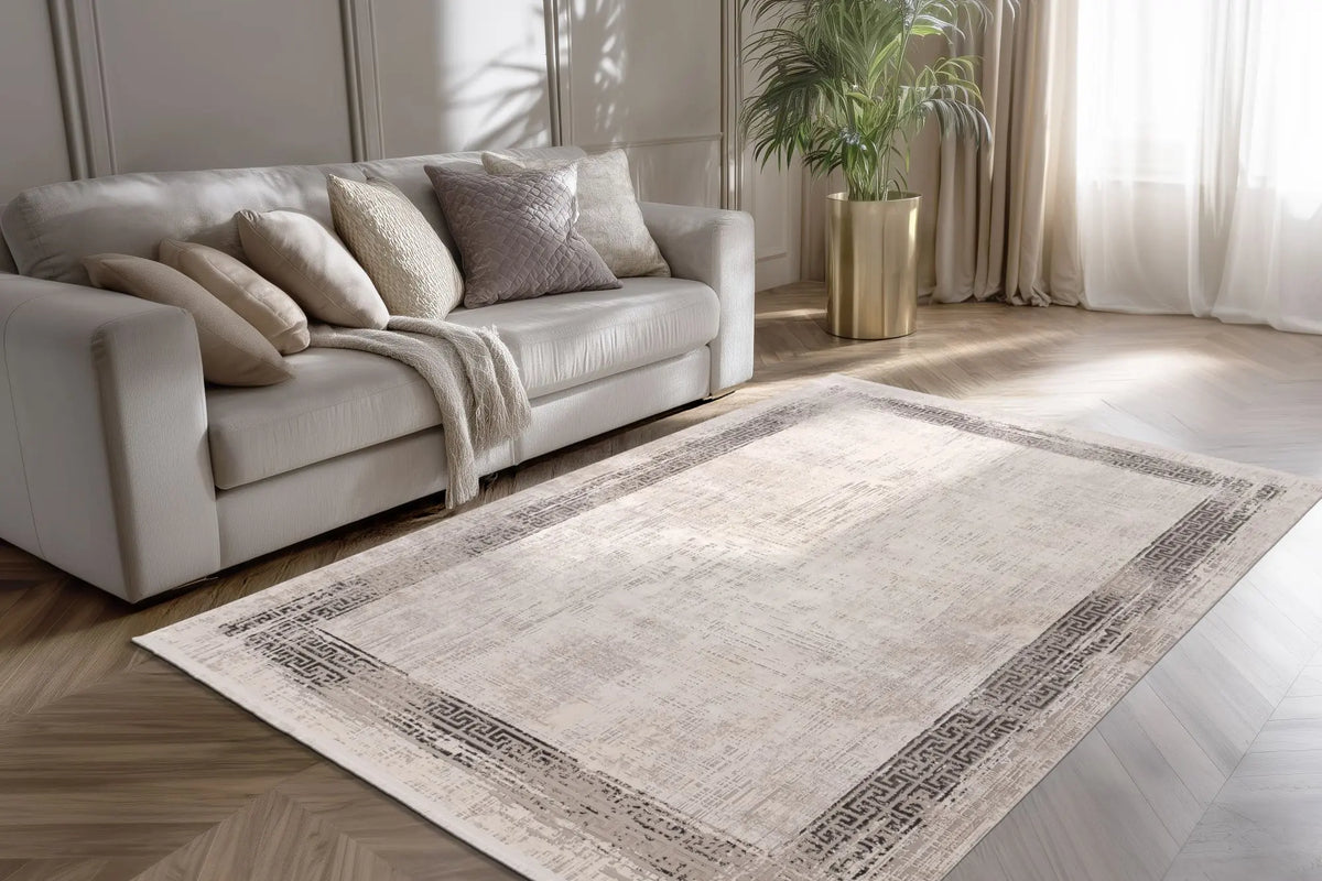 Low-Pile Rug - Lunara Silver