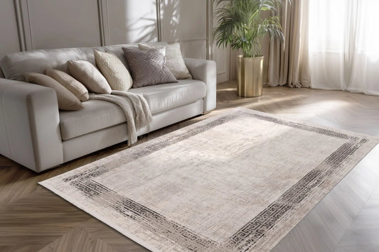 Low-Pile Rug - Lunara Silver