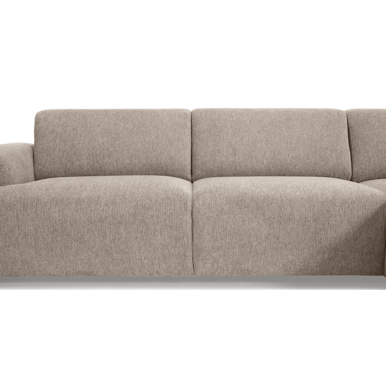 Virello Modulair Corner Sofa - 4 Seat Sculpted Taupe Lounge - Marcottestyle Shop