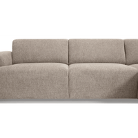 Virello Modulair Corner Sofa - 4 Seat Sculpted Taupe Lounge - Marcottestyle Shop