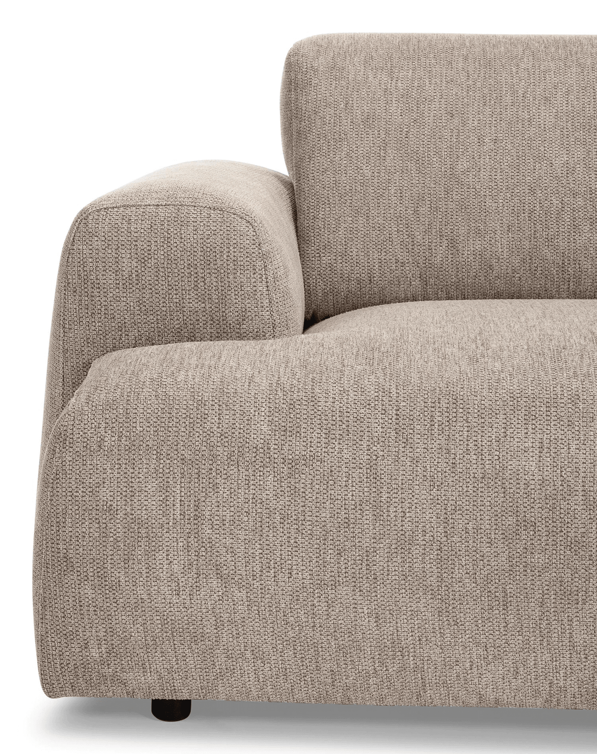 Virello Modular Corner Sofa - 4 Seat Sculpted Taupe Lounge - Marcottestyle Shop | Marcottestyle
