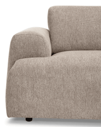 Virello Modulair Corner Sofa - 4 Seat Sculpted Taupe Lounge - Marcottestyle Shop