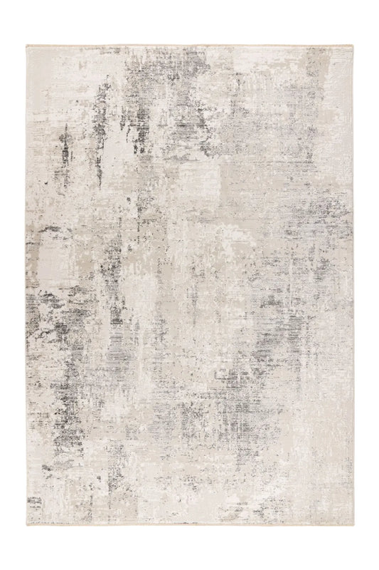 Low-Pile Rug - Norven Silver Distressed 3