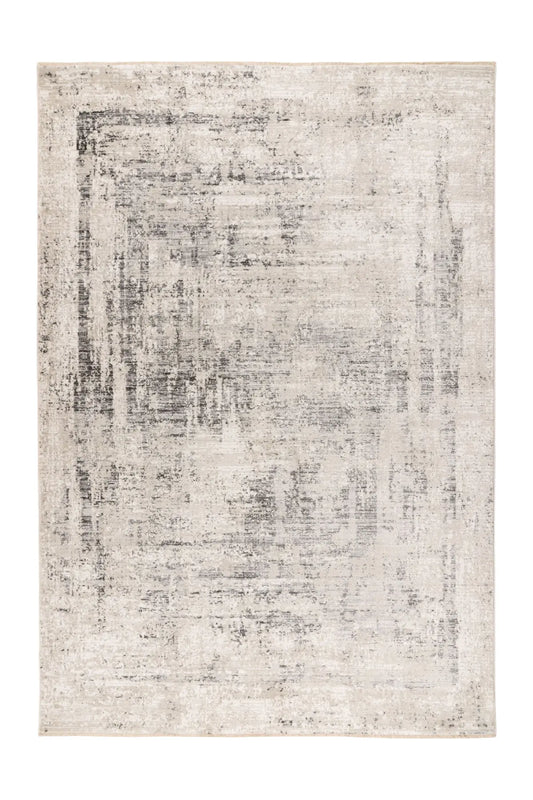 Low-Pile Rug - Norven Silver Distressed 4