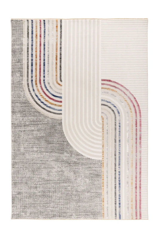 Low-Pile Rug - Norven Multicolour Arches