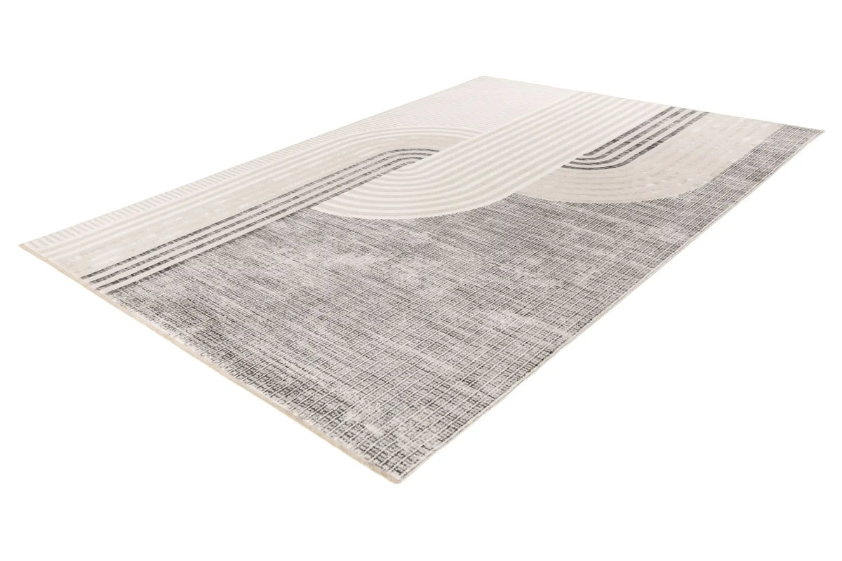 Low-Pile Rug - Norven Silver Arches
