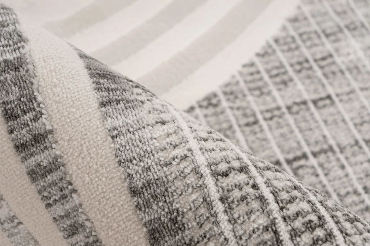 Low-Pile Rug - Norven Silver Arches