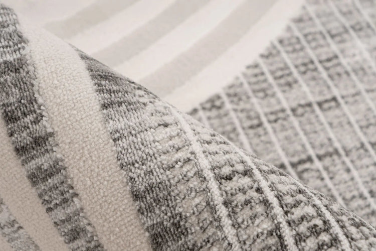 Low-Pile Rug - Norven Silver Arches