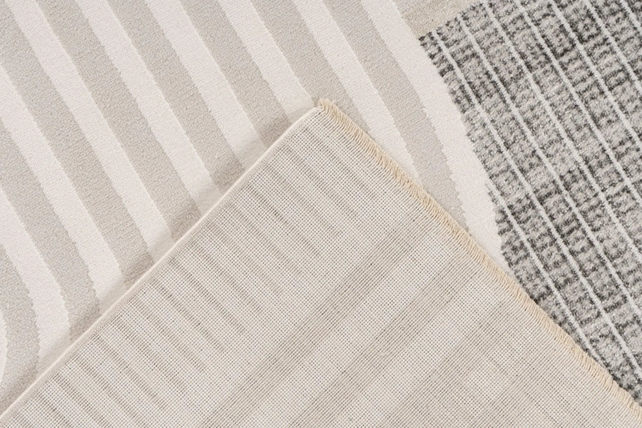 Low-Pile Rug - Norven Silver Arches
