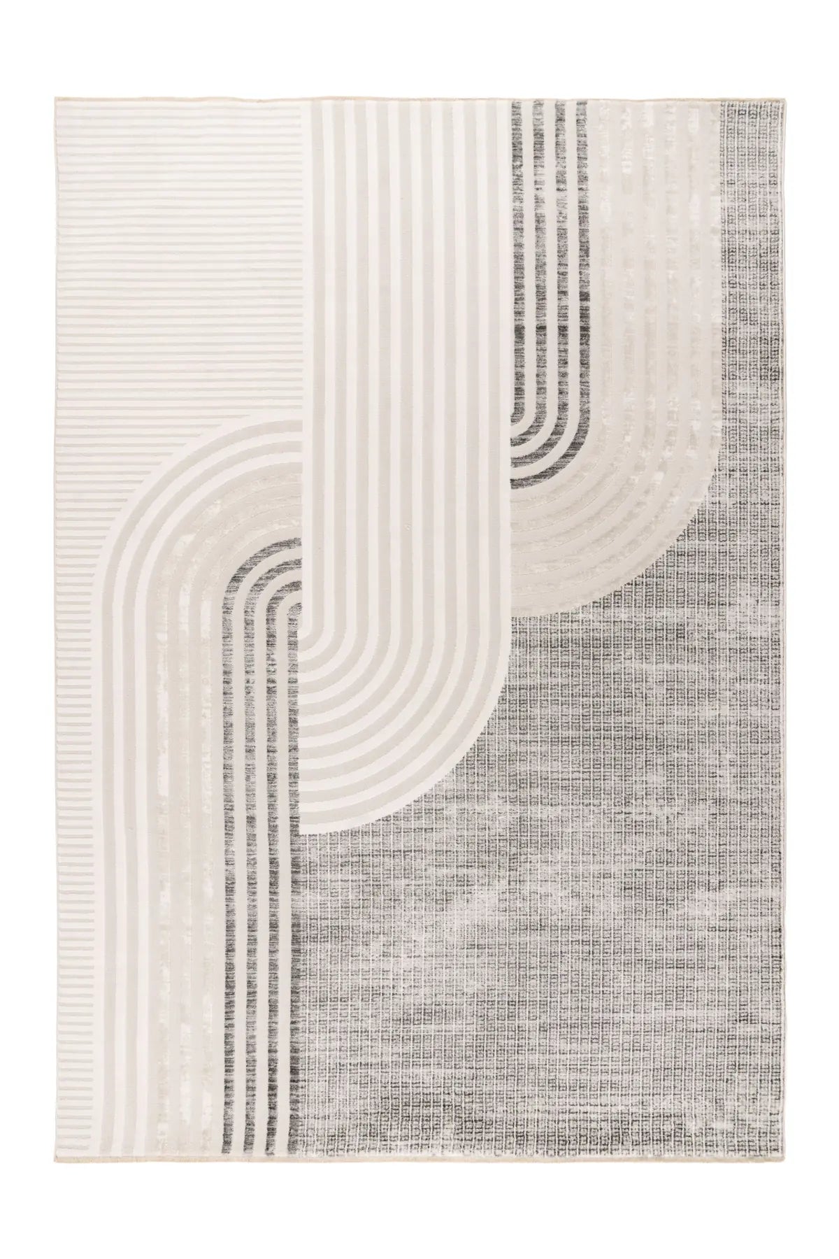 Low-Pile Rug - Norven Silver Arches