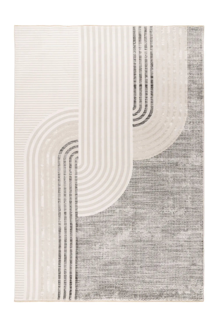 Low-Pile Rug - Norven Silver Arches