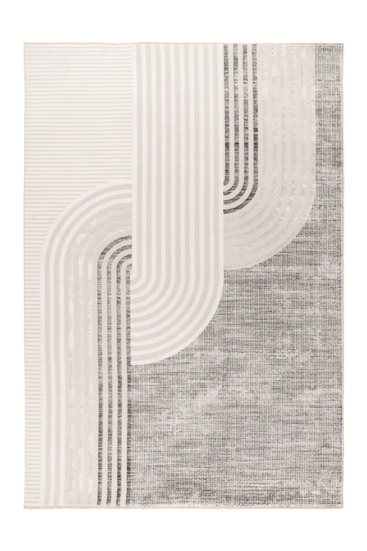 Low-Pile Rug - Norven Silver Arches
