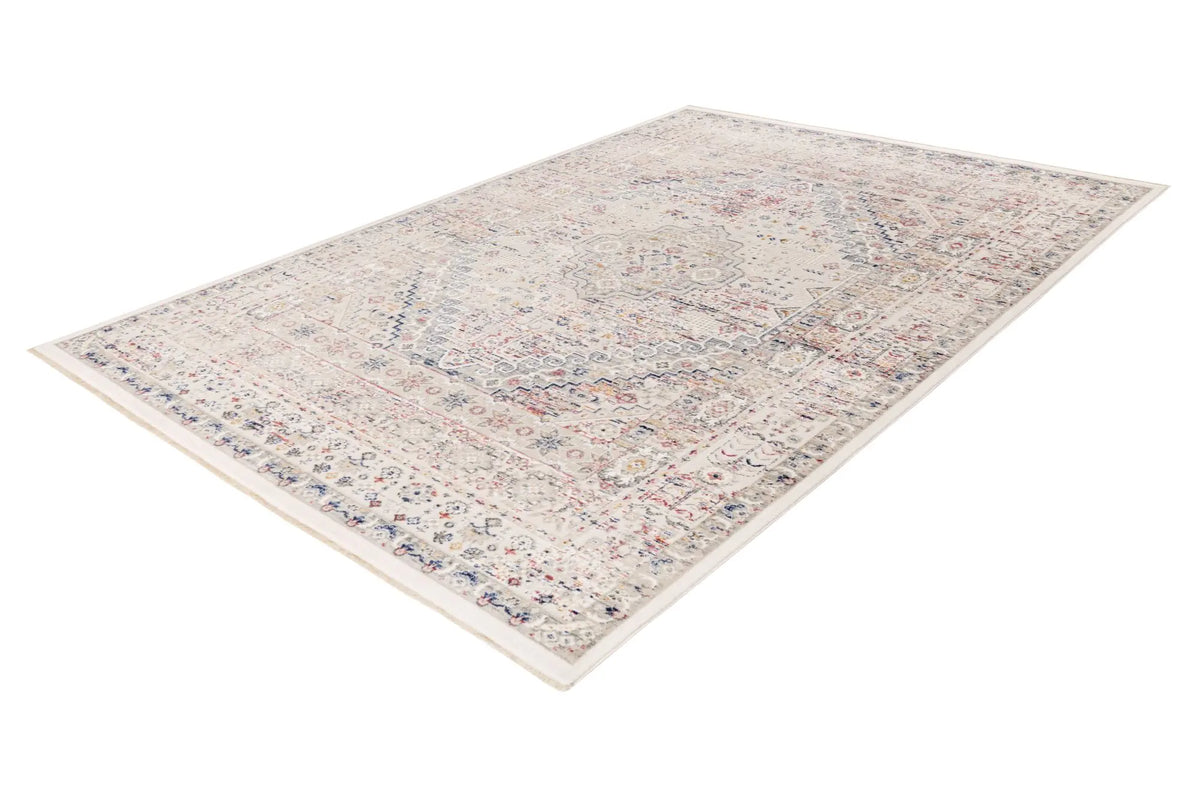 Low-Pile Rug - Norven Multicolour Medallion 4