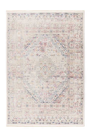 Low-Pile Rug - Norven Multicolour Medallion 4