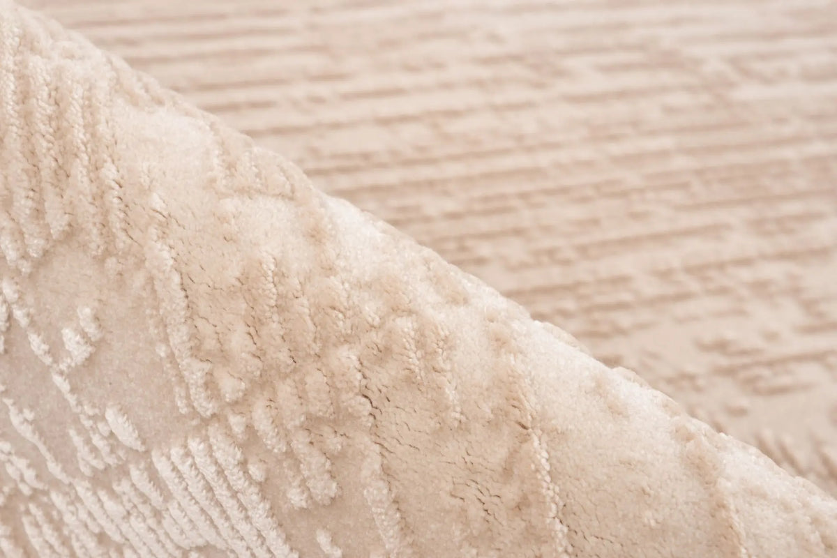 High-Pile Rug - Mistral Beige Lines