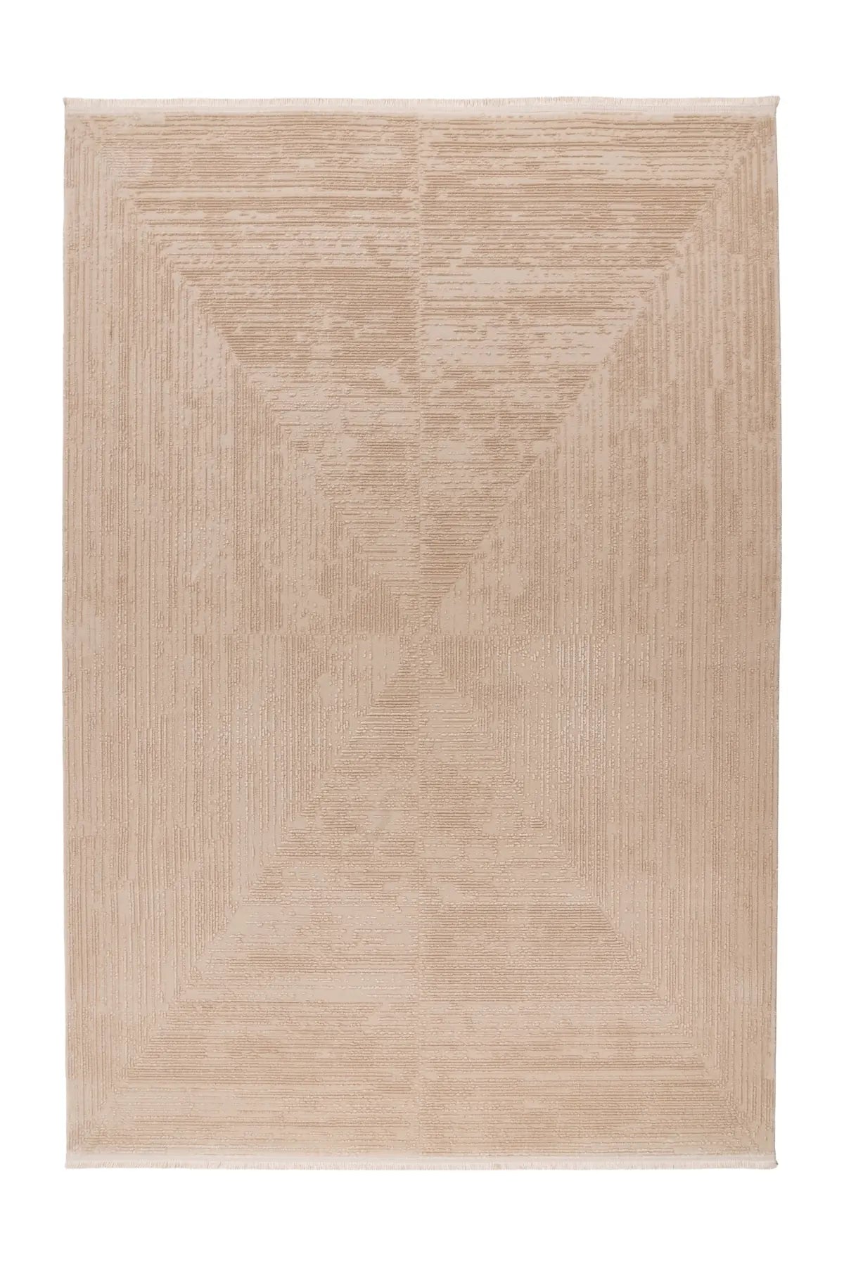 High-Pile Rug - Mistral Beige Lines
