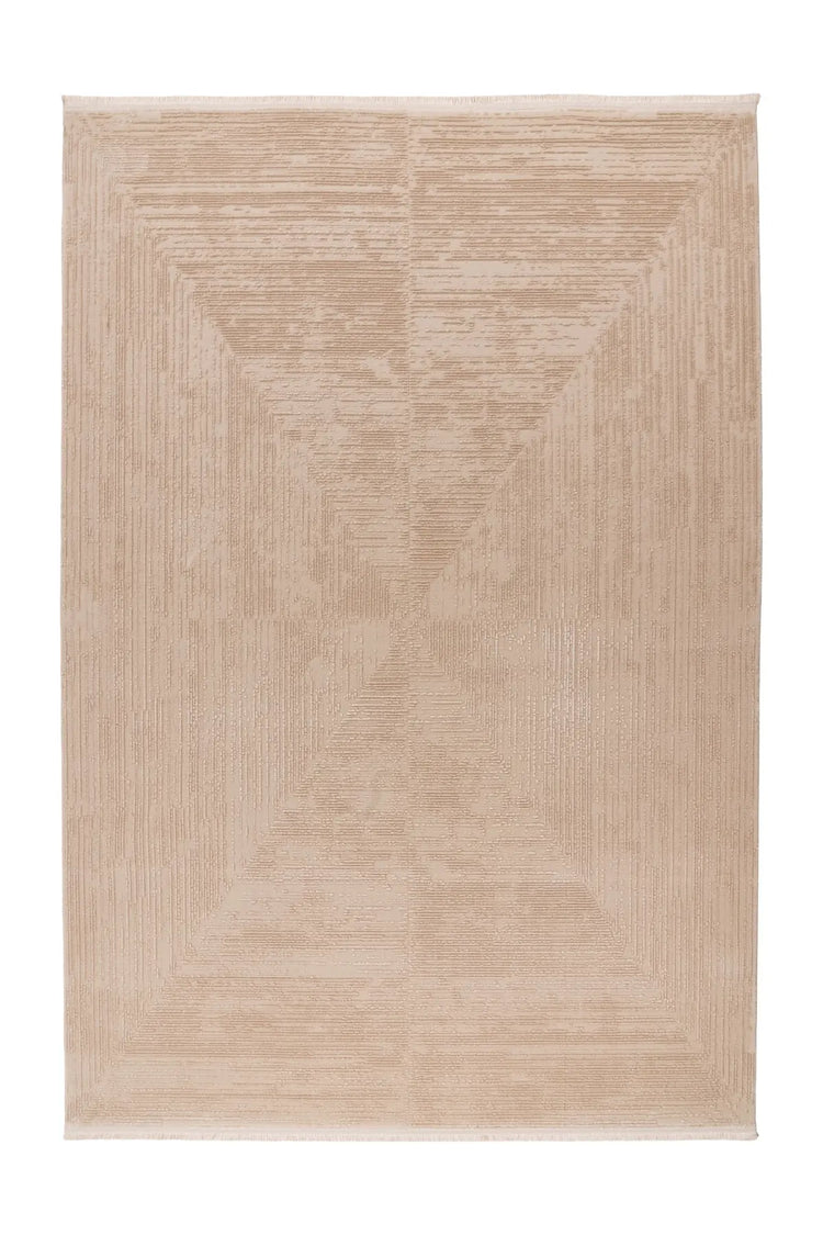 High-Pile Rug - Mistral Beige Lines