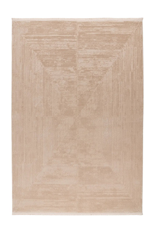 High-Pile Rug - Mistral Beige Lines