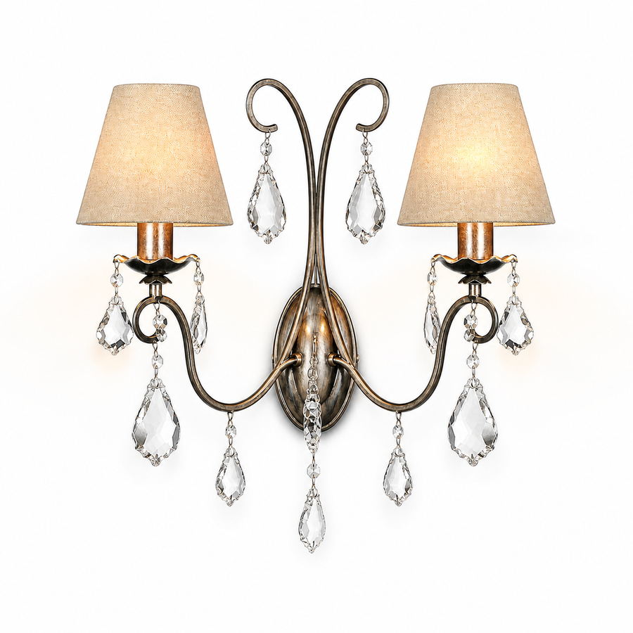 Wall Lampe Drei 8728R - Argent antique