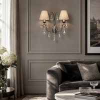 Wall Lampe Drei 8728R - Argent antique