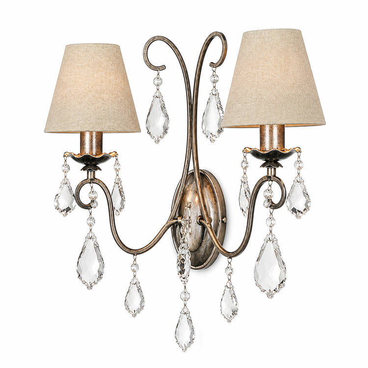 Wall Lamp Drei 8728R - Antique Silver