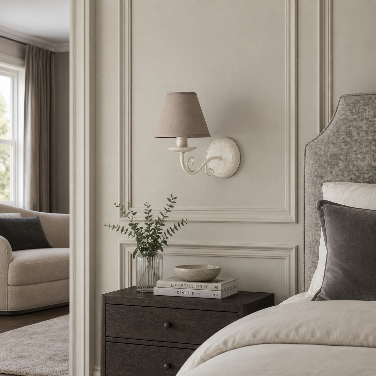 Wall Lampe GRI 1812B - Creme