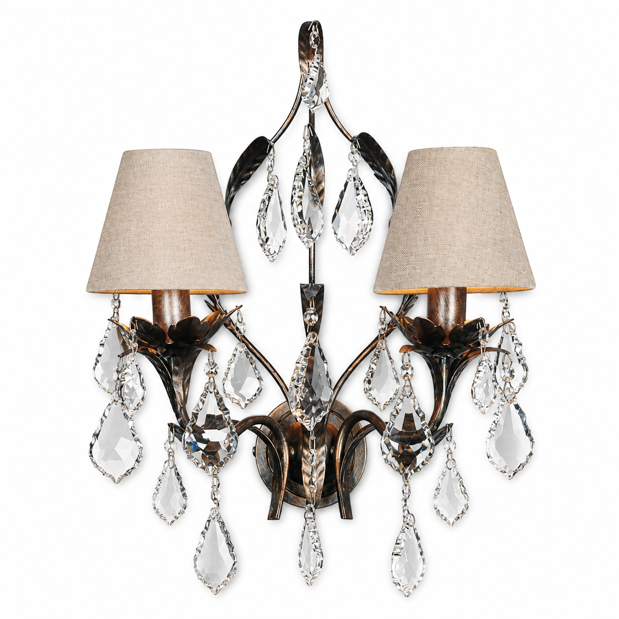 Wall Lampe Gus 2144Z - Argent antique