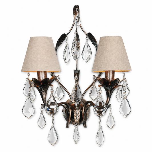 Wandlamp Gus 2144Z - Antiek Zilver