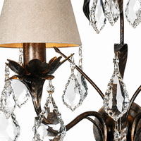 Wall Lampe Gus 2144Z - Argent antique