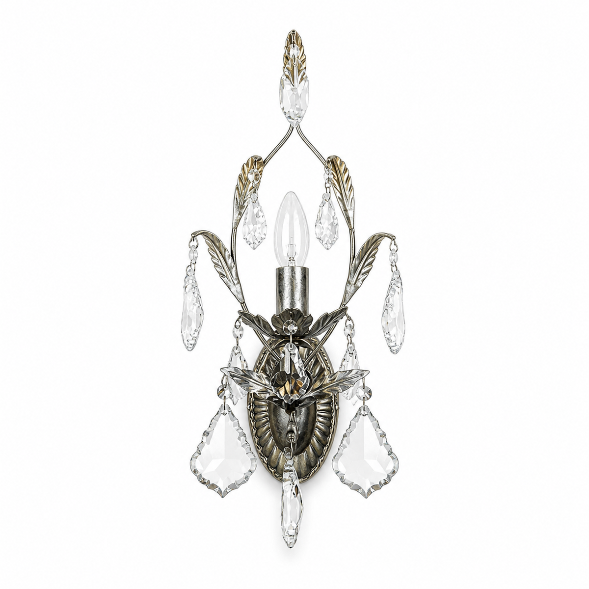 Lámpara de Pared Gus 8412W - Plata Antigua