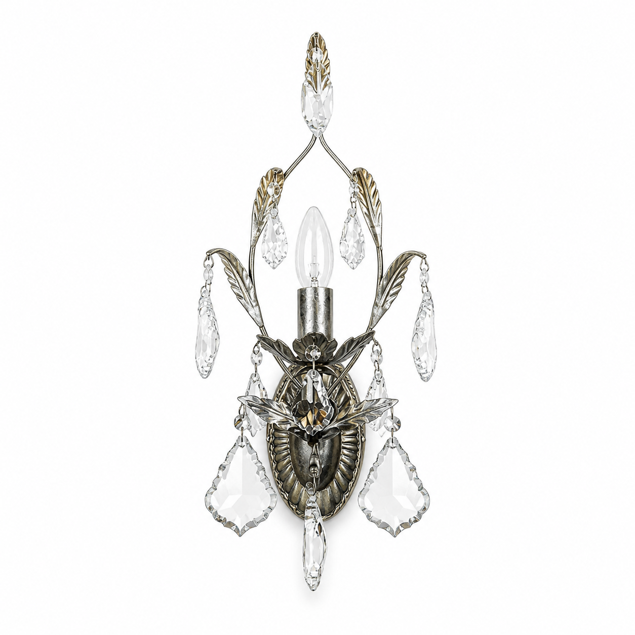 Wall Lampe Gus 8412W - Argent antique