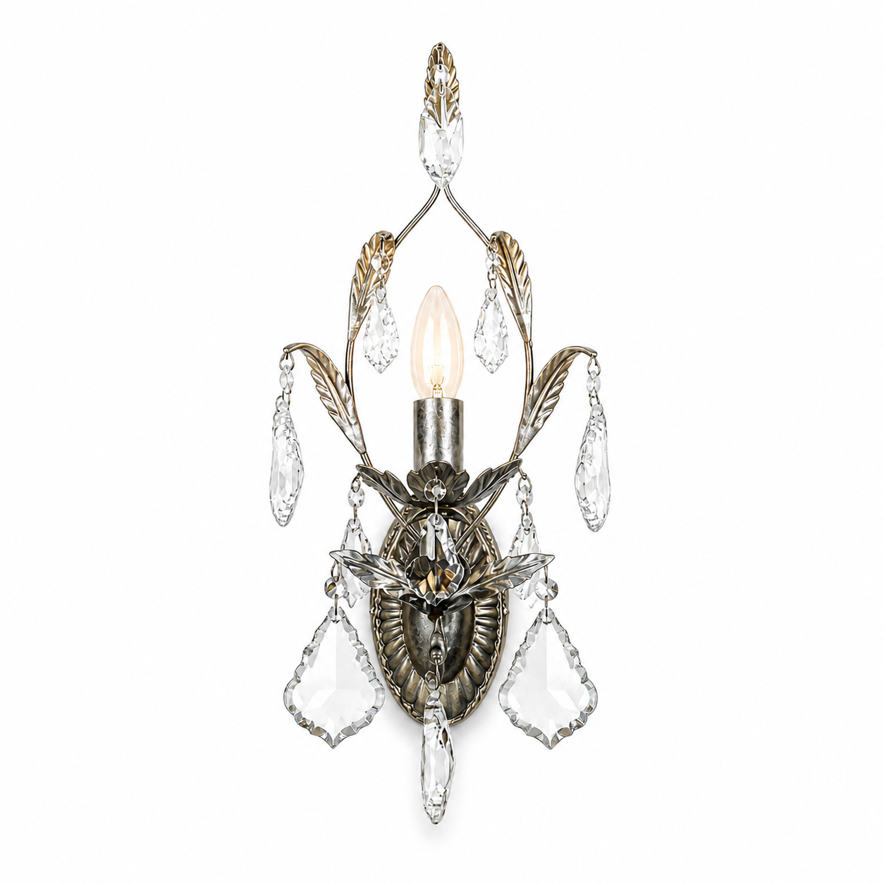Wall Lampe Gus 8412W - Argent antique