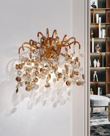 Wall Lamp - Line Vitória - MCS Champagne Gold | Marcottestyle