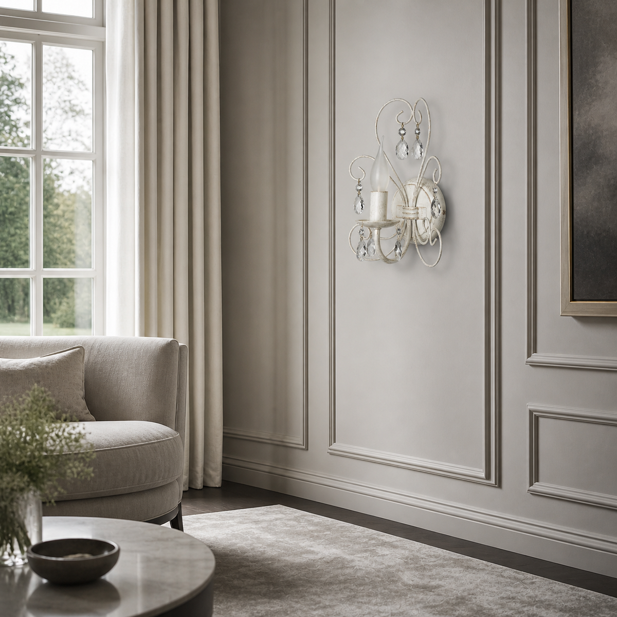 Wall Lamp ORO 5976L - Cream
