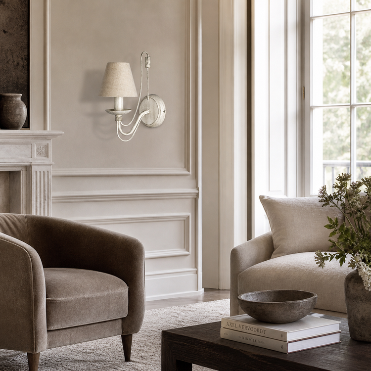 Lámpara de Pared Xara 3593U - Crema