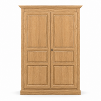 Wardrobe - Cognac - Solid Oak - 149 x 67 x 210 cm - Oak