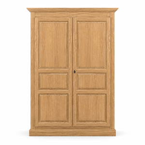 Wardrobe - Cognac - Solid Oak - 149 x 67 x 210 cm - Oak