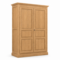 Wardrobe - Cognac - Solid Oak - 149 x 67 x 210 cm - Oak