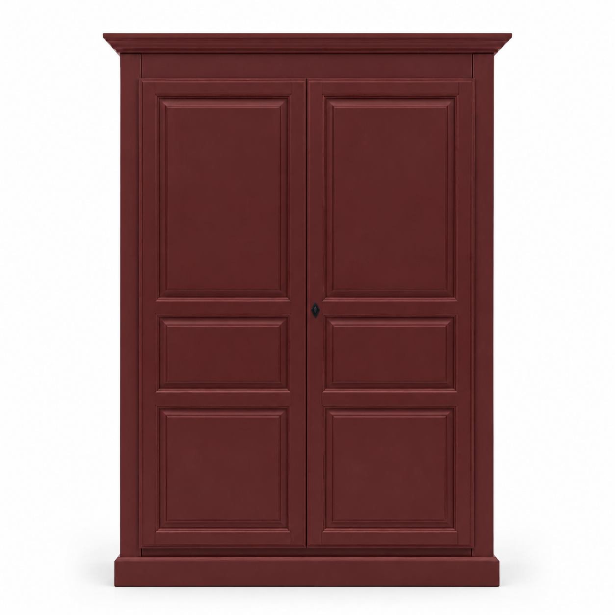 Wardrobe - Cognac - Solid Pine - 149 x 67 x 210 cm - Bordeaux