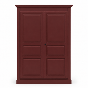 Wardrobe - Cognac - Solid Pine - 149 x 67 x 210 cm - Bordeaux