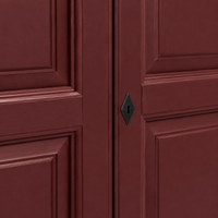 Wardrobe - Cognac - Solid Pine - 149 x 67 x 210 cm - Bordeaux