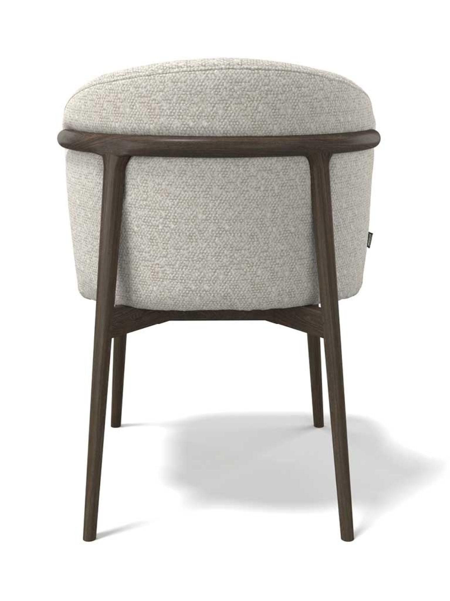 Wooden Dining Chair HARMONY - ASCOT PEARL - walnut - MCS