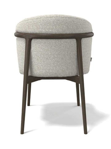 Wooden Dining Chair HARMONY - ASCOT PEARL - walnut - MCS