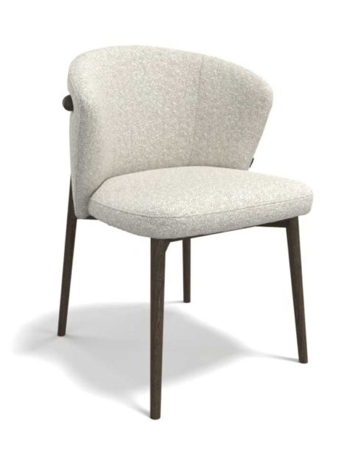 Wooden Dining Chair HARMONY - ASCOT PEARL - walnut - MCS