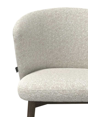 Wooden Dining Chair HARMONY - ASCOT PEARL - walnut - MCS