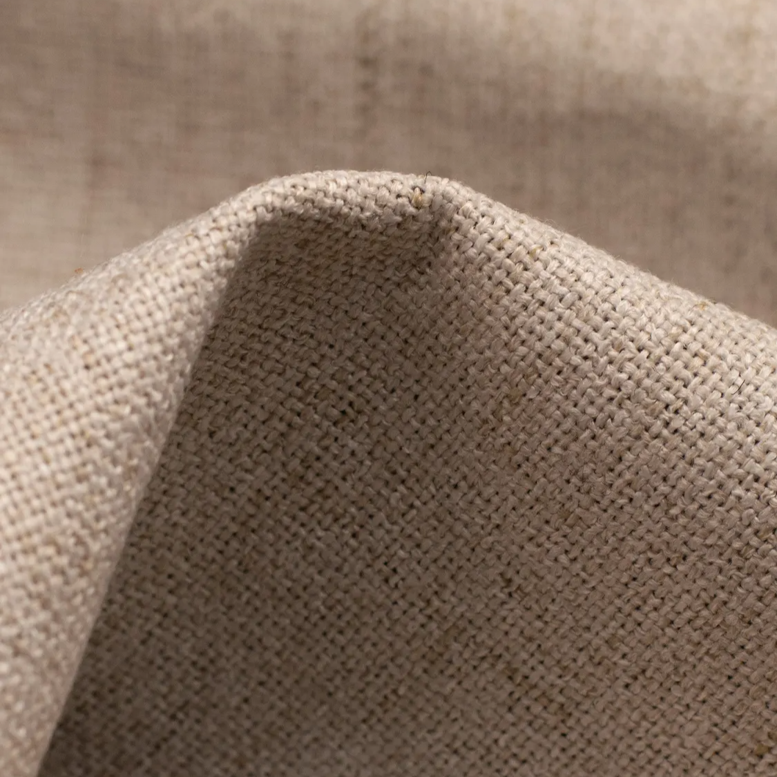 Canapé Chesterfield - Beige avec brown piping - 226 x 98 x 77 cm