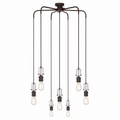 Hanglamp Zola 7953Z - 6xE27 - Ø50cm - Rust